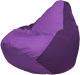 Бескаркасное кресло Flagman Груша Мега Г3.1-102 (сиреневый/фиолетовый) - 
