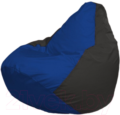 Бескаркасное кресло Flagman Груша Мега Г3.1-115 (синий/черный)