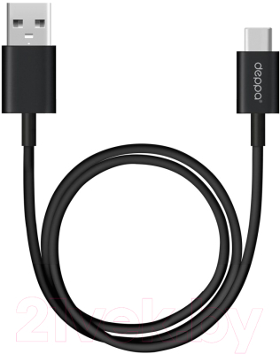 Кабель Deppa USB A - USB Type-C / 72206 (черный )