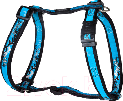 

Шлея Rogz, Armed Response Tuigje Turquoise Chrome 25мм / RSJ02BK