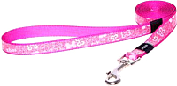 

Поводок Rogz, Lapz Trendy Lijn Lang Pink Bones M 16мм / RHLL523K