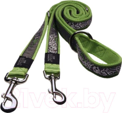 

Поводок Rogz, Scooter Lijn Multi Lime Bone 16мм / RHLM12BL