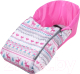 Миниатюра изображения товара Сиденье для санок Ника СС3 (вязаный, розовый)