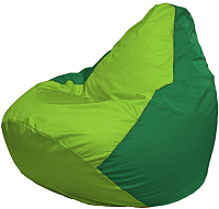 Бескаркасное кресло Flagman Груша Мега Г3.1-166 (салатовый/зеленый) - 