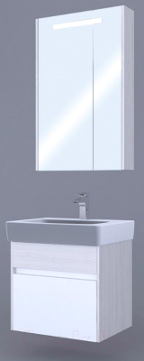 Шкаф с зеркалом для ванной Акватон Верди 50 (1A195802VDAV0)