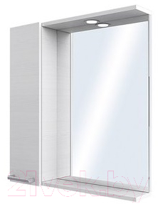 Шкаф с зеркалом для ванной Акватон Ронда 55 (1A208602RSC2L)