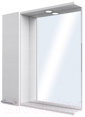 Шкаф с зеркалом для ванной Акватон Ронда 60 (1A205102RSC2L)