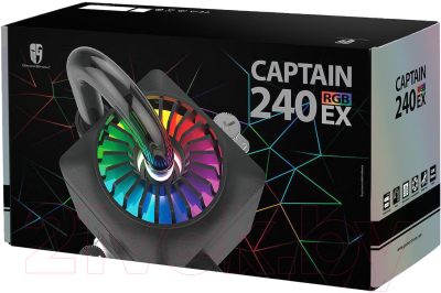 Кулер для процессора Deepcool Captain 240EX RGB (DP-GS-H12L-CT240RGB)