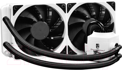 Кулер для видеокарты Deepcool Captain 240EX RGB (DP-GS-H12L-CT240RGB-WH) (белый)
