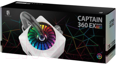 Кулер для процессора Deepcool Captain 360EX RGB (DP-GS-H12L-CT360RGB-WH) (белый)