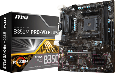 Материнская плата MSI B350M PRO-VD Plus