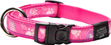 Ошейник Rogz Armed Halsband Pink Paw 25мм / RHB02CA