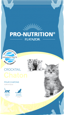 Сухой корм для кошек Flatazor Crocktail Chaton (8кг)