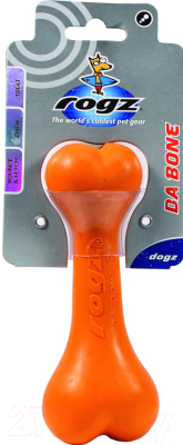 Игрушка для собак Rogz Da-Bone Small / RDB01D (оранжевый)