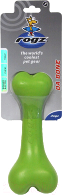 Игрушка для собак Rogz Da-Bone Small / RDB01L (лайм)