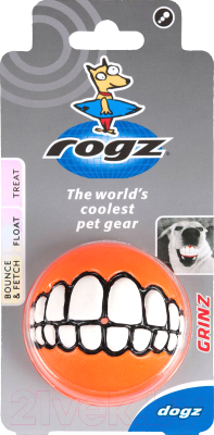 Игрушка для животных Rogz Grinz Medium / RGR02D (оранжевый)