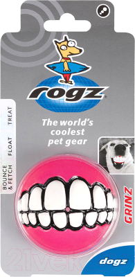 Игрушка для животных Rogz Grinz Large / RGR04K (розовый)