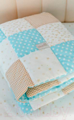 Комплект постельный для малышей Martoo Mosaik 7 (голубой/бежевый)