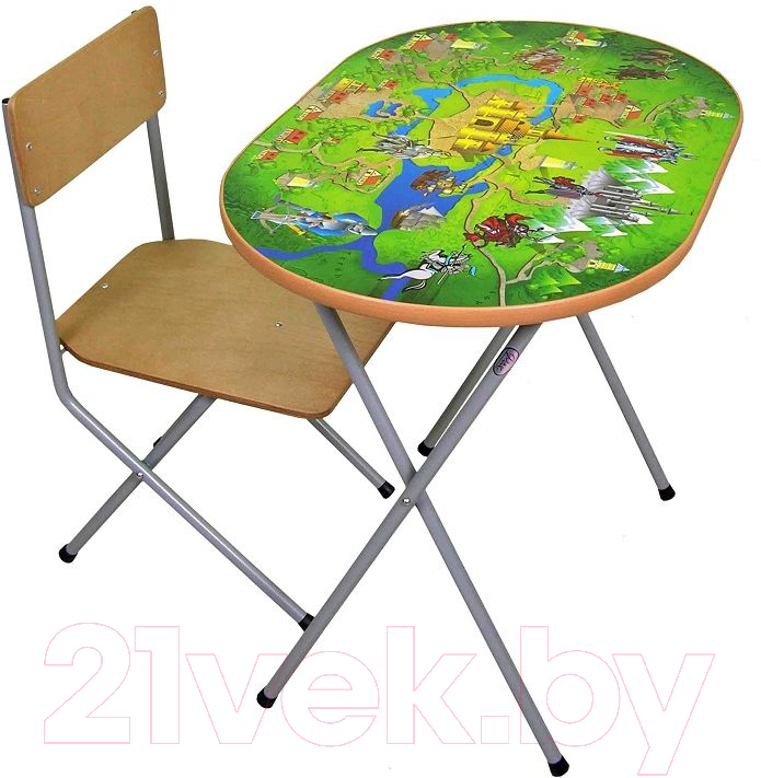 Комплект мебели с детским столом Фея Досуг 302 Рыцари