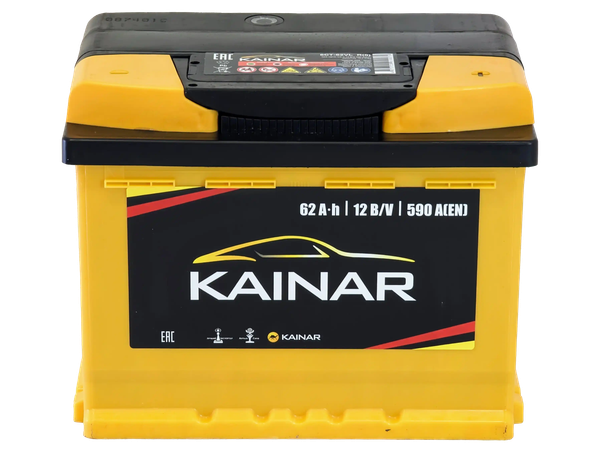 Автомобильный аккумулятор Kainar R+ / 062 13 29 02 0121 10 11 0 L (62 A/ч)