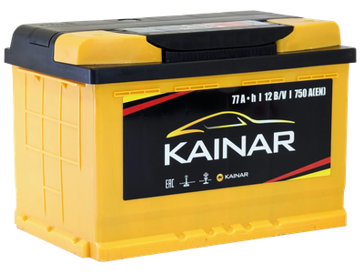 Автомобильный аккумулятор Kainar R+ / 077 11 20 02 0121 10 11 0 L (77 А/ч) - 