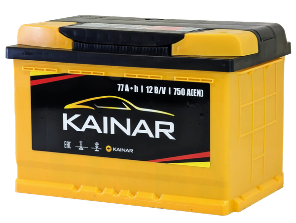 Автомобильный аккумулятор Kainar R+ / 077 11 20 02 0121 10 11 0 L (77 А/ч)