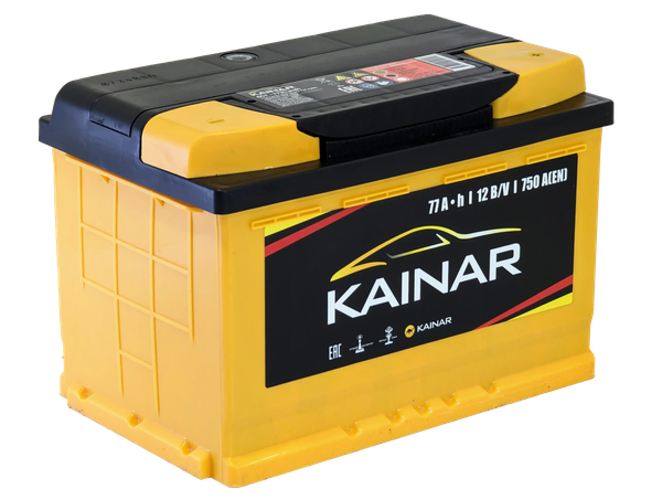 Автомобильный аккумулятор Kainar R+ / 077 11 20 02 0121 10 11 0 L (77 А/ч)