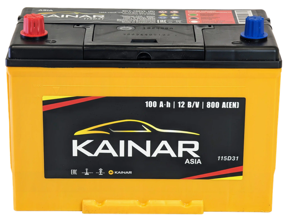 Автомобильный аккумулятор Kainar Asia 100 JL+ / 090 18 36 02 0031 10 11 0 R