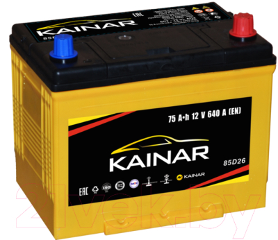 Автомобильный аккумулятор Kainar Asia JR+ / 070 20 38 02 0031 10 11 0 L (75 А/ч)