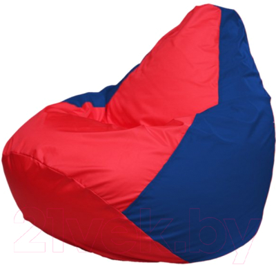 Бескаркасное кресло Flagman Груша Мега Г3.1-172 (красный/синий)
