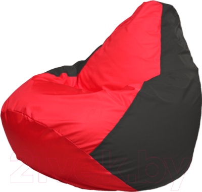 Бескаркасное кресло Flagman Груша Мега Г3.1-232 (красный/черный)