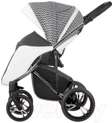 Детская универсальная коляска Bebetto Bresso Premium Class хром рама 2 в 1 (04) - фото на примере товара другого цвета