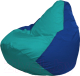 Бескаркасное кресло Flagman Груша Мега Г3.1-291 (бирюзовый/синий) - 