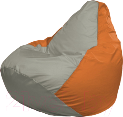 Бескаркасное кресло Flagman Груша Мега Г3.1-342 (серый/оранжевый)