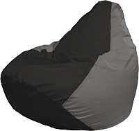 Бескаркасное кресло Flagman Груша Мега Г3.1-403 (черный/серый) - 