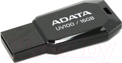 Usb flash накопитель A-data DashDrive UV100 16Gb (AUV100-16G-RBK)
