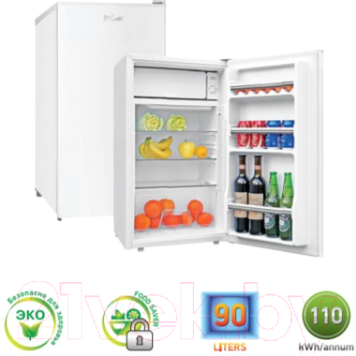 Холодильник с морозильником BBK RF-090
