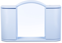 Шкаф с зеркалом для ванной Berossi Арго АС 11908000 (светло-голубой) - 