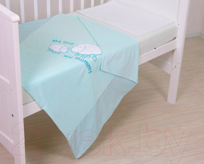 Комплект постельный для малышей FAIRY Белые кудряшки (140x70)