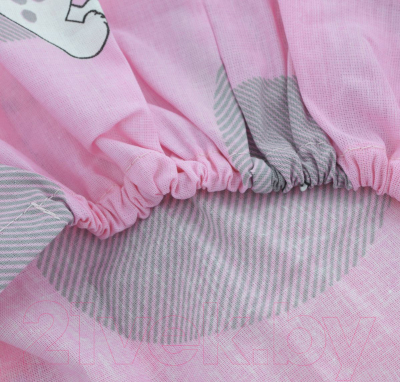 Комплект постельный для малышей Фея Наши друзья 7 (розовый)