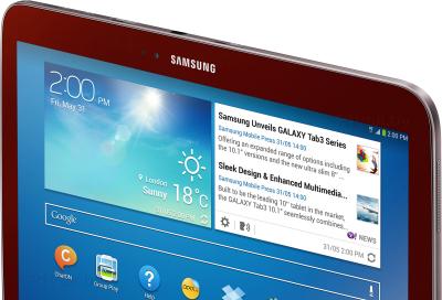 Планшет Samsung Galaxy Tab 3 10.1 GT-P5200 (16GB 3G Red) - близкий вид