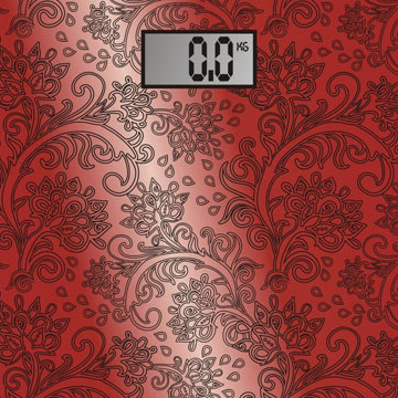 Напольные весы электронные Home Element HE-SC904 (красный) - общий вид