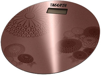 Напольные весы электронные Marta MT-1662 (Coffee) - общий вид