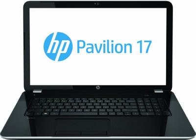 Ноутбук HP Pavilion 17-e078sr (E3Z62EA) - фронтальный вид