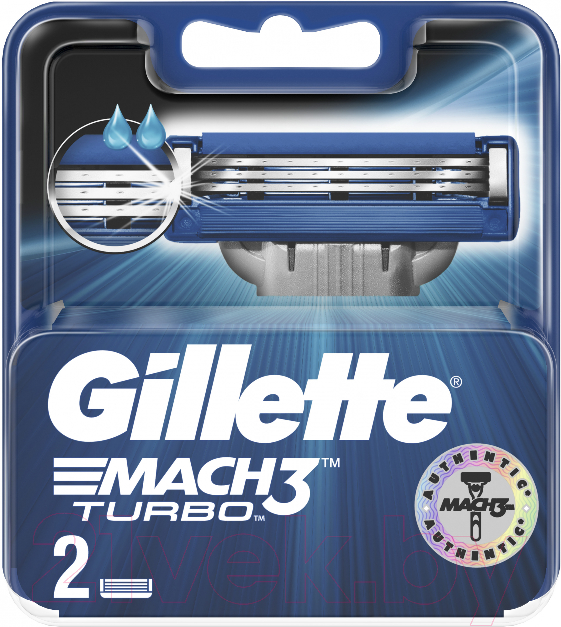 Набор сменных кассет Gillette Mach3 Turbo