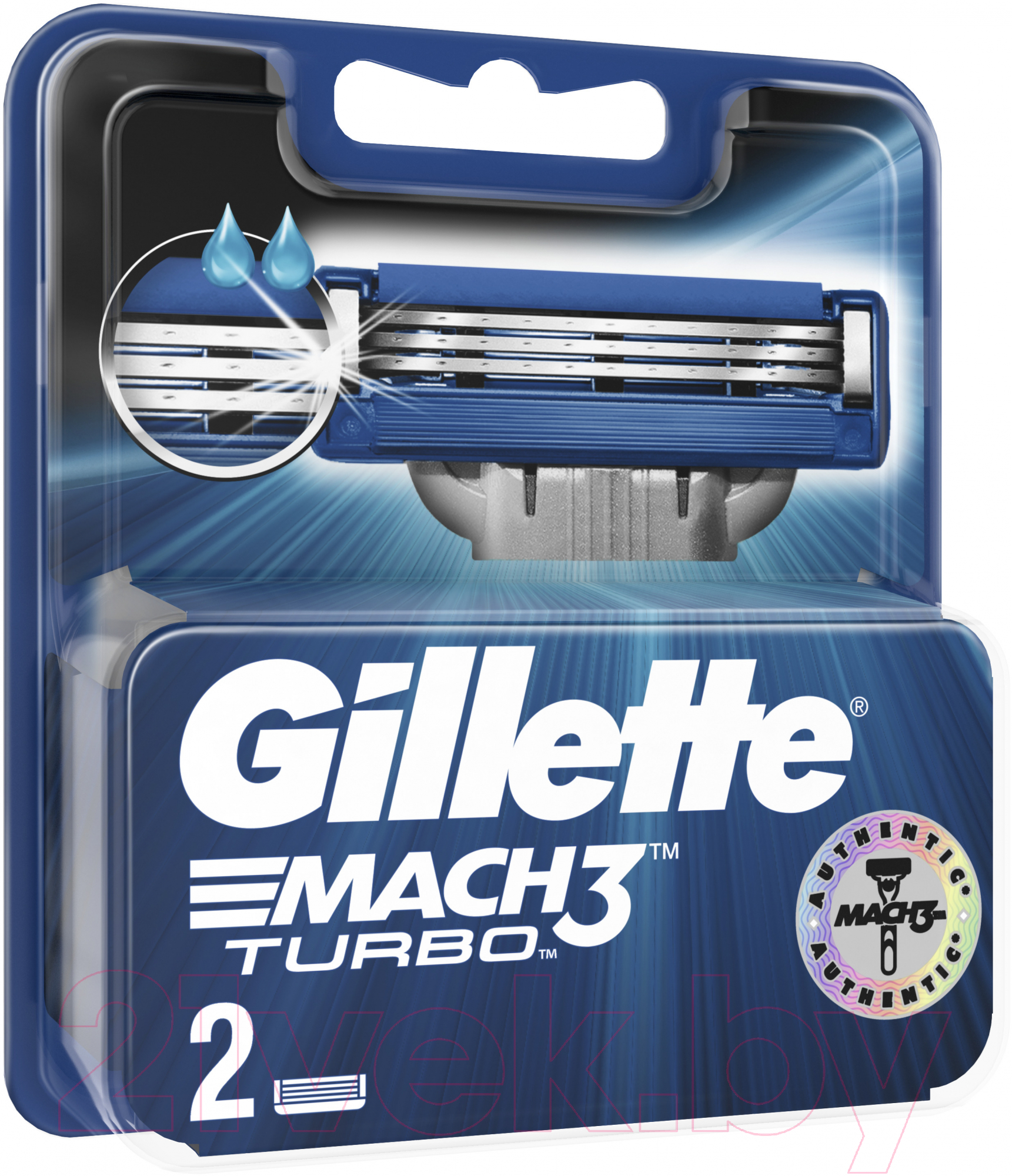 Набор сменных кассет Gillette Mach3 Turbo