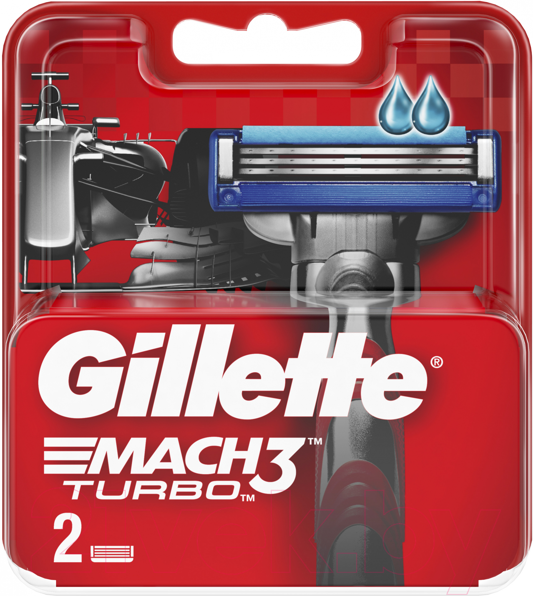 Набор сменных кассет Gillette Mach3 Turbo