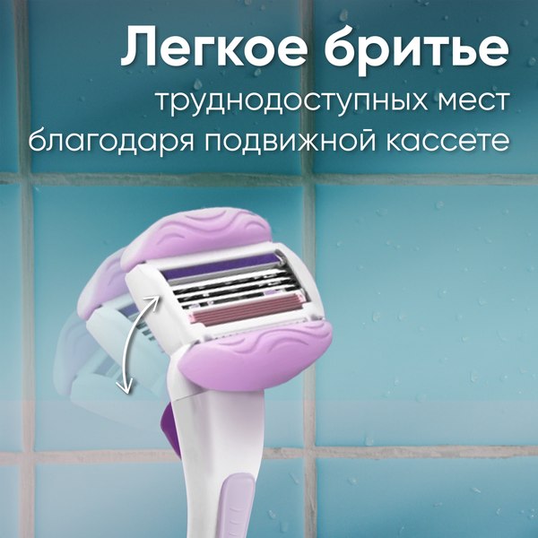 Набор сменных кассет Gillette Venus Breeze (с гелем, 2шт)
