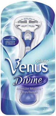 Бритвенный станок Gillette Venus Divine (+ 2 кассеты) - общий вид в упаковке