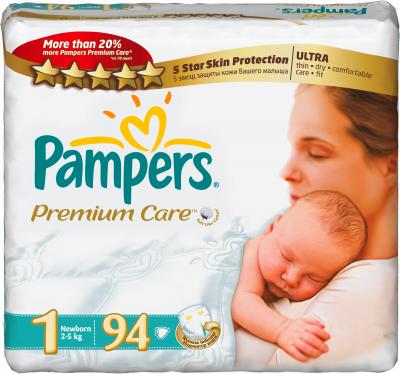 Подгузники детские Pampers Premium Care Small (94шт) - общий вид